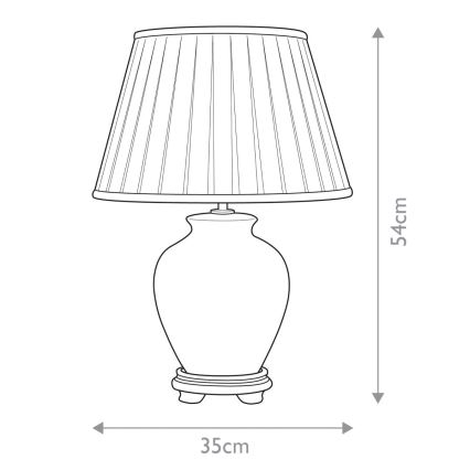 Elstead - Stona lampa LINYI 1xE27/60W/230V