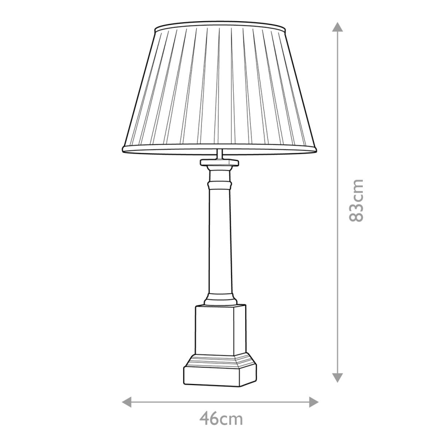 Elstead - Stona lampa LOUVIERS 1xE27/60W/230V