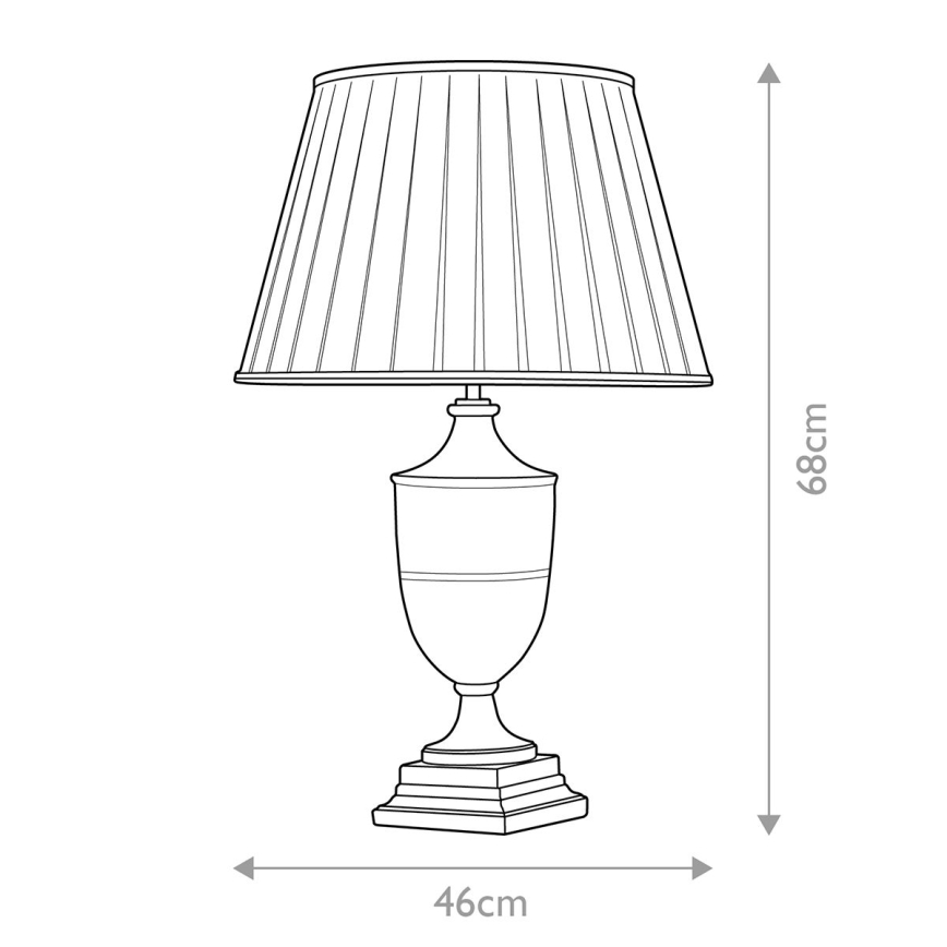 Elstead - Stona lampa NARBONNE 1xE27/60W/230V