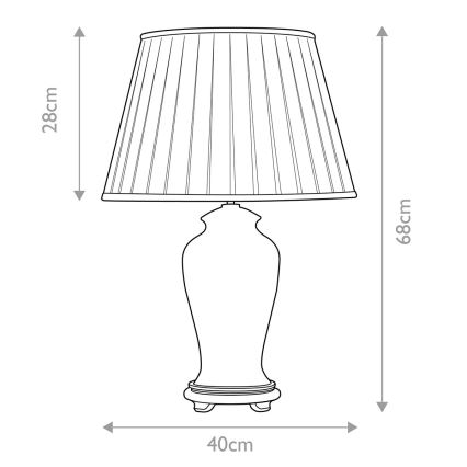 Elstead - Stona lampa SASHI 1xE27/60W/230V