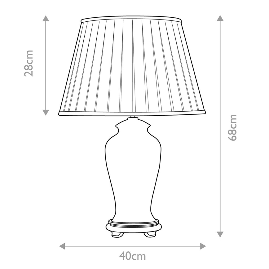 Elstead - Stona lampa SASHI 1xE27/60W/230V
