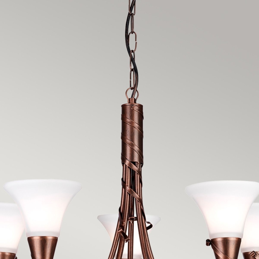 Elstead - Luster na lancu EMILY 5xE14/40W/230V