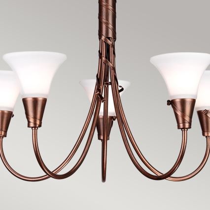 Elstead - Luster na lancu EMILY 5xE14/40W/230V