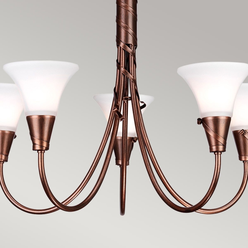 Elstead - Luster na lancu EMILY 5xE14/40W/230V