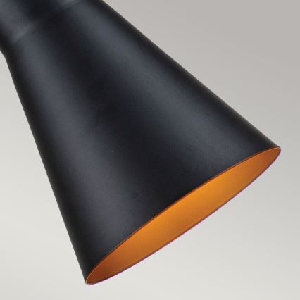 Elstead - Luster na sajli ETOILE 1xE27/60W/230V pr. 17,8 cm crno