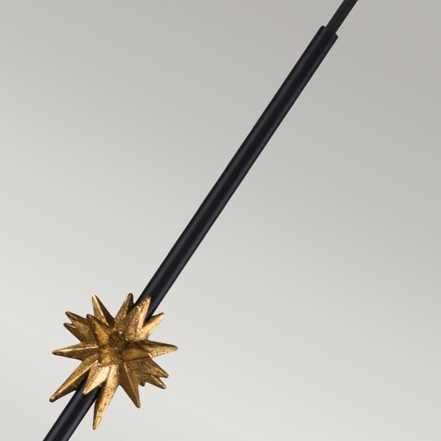 Elstead - Luster na sajli ETOILE 1xE27/60W/230V pr. 17,8 cm crno