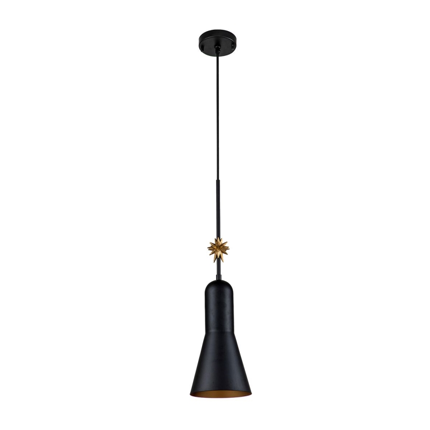 Elstead - Luster na sajli ETOILE 1xE27/60W/230V pr. 17,8 cm crno
