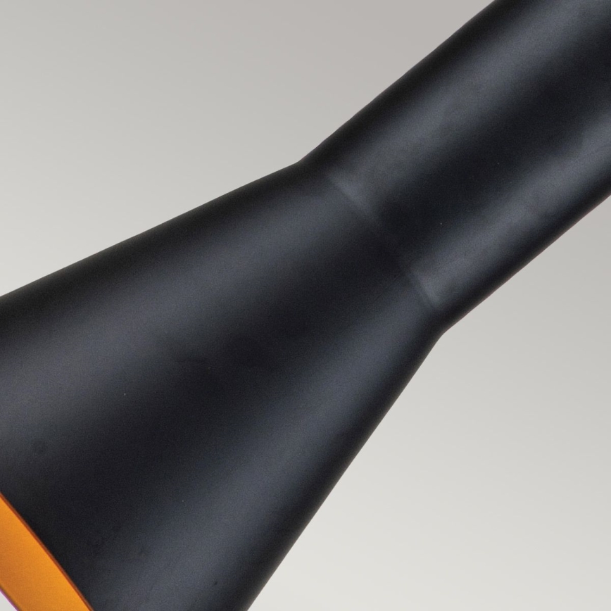 Elstead - Luster na sajli ETOILE 1xE27/60W/230V prečnik 17,8 cm crna