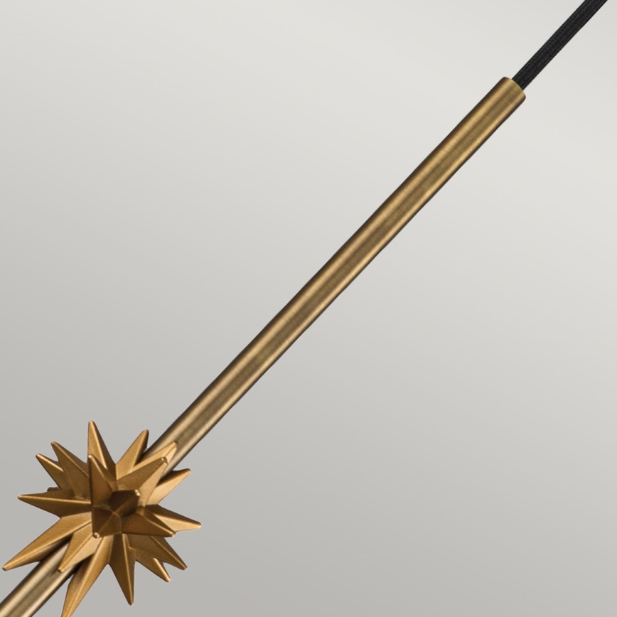 Elstead - Luster na sajli ETOILE 1xE27/60W/230V pr. 13,3 cm zlatna