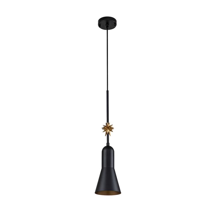 Elstead - Luster na sajli ETOILE 1xE27/60W/230V pr. 13,3 cm crno