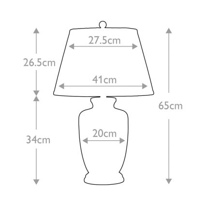 Elstead - Stona lampa GOLD BIRDS 1xE27/60W/230V