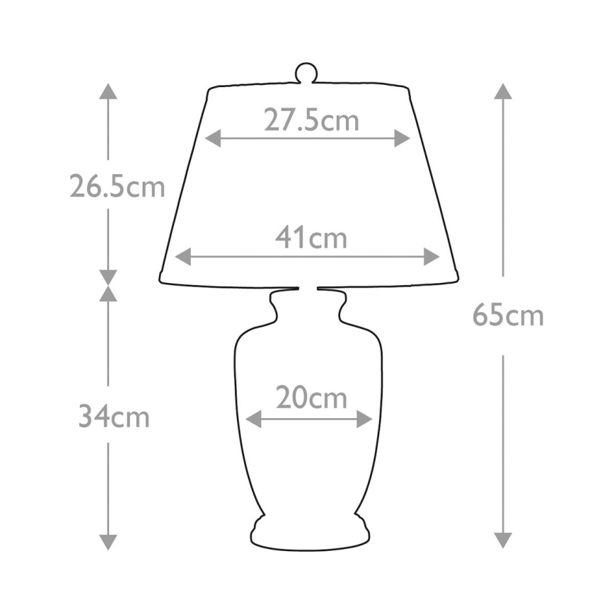 Elstead - Stona lampa GOLD BIRDS 1xE27/60W/230V