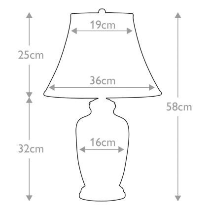 Elstead - Stona lampa GOLDTHISTLE 1xE27/60W/230V