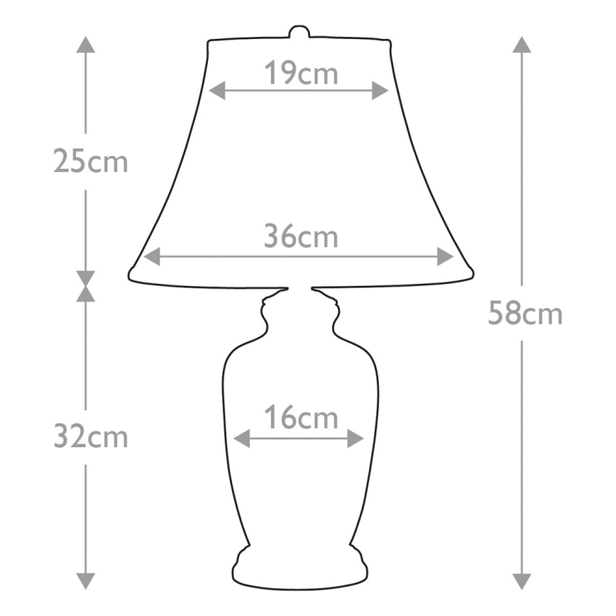 Elstead - Stona lampa GOLDTHISTLE 1xE27/60W/230V