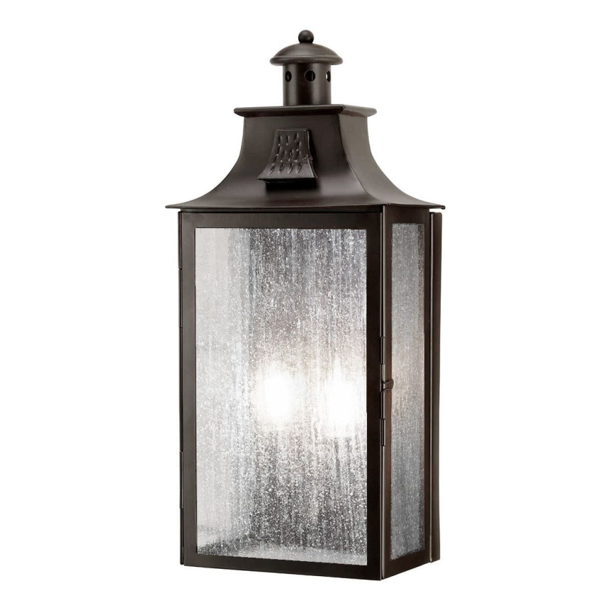 Elstead - Spoljašnja zidna lampa KENDAL 2xE14/60W/230V IP44
