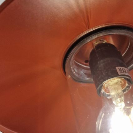 Elstead - Spoljašnje zidno svetlo KLAMPENBORG 1xE27/60W/230V IP44 crvena