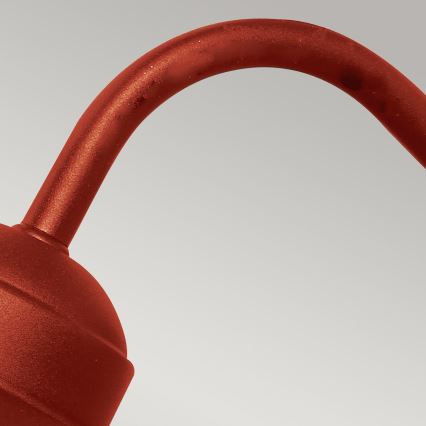 Elstead - Spoljašnje zidno svetlo KLAMPENBORG 1xE27/60W/230V IP44 crvena