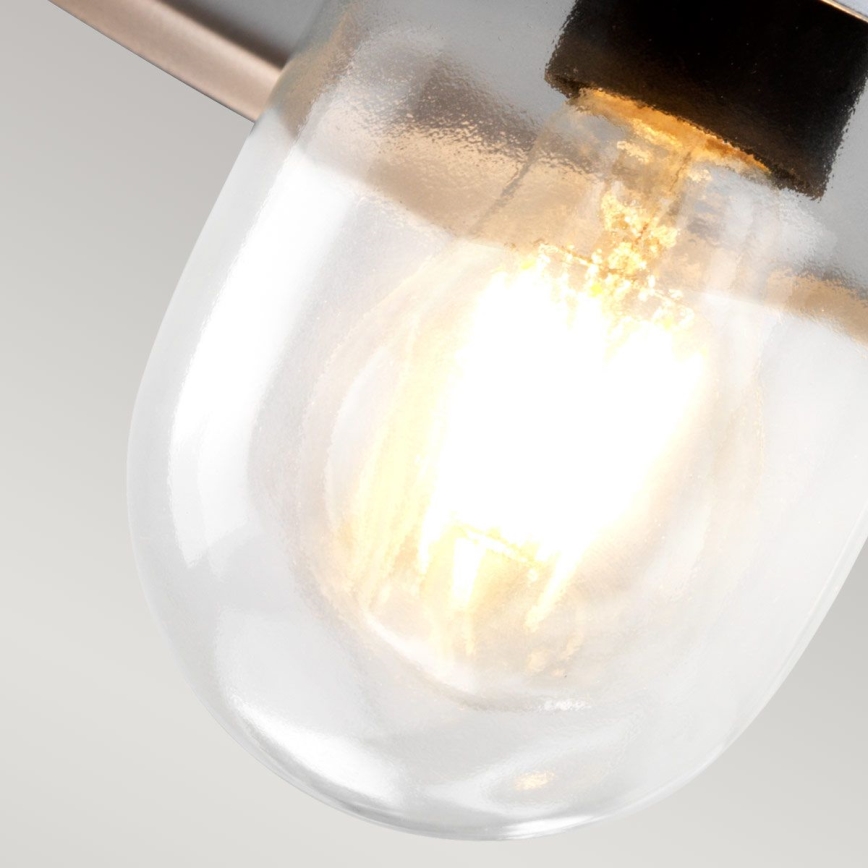 Elstead - Spoljašnja zidna svetiljka KLAMPENBORG 1xE27/60W/230V IP44 mat hrom