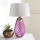 Elstead - LED Stona lampa LENA 1xE27/40W/230V + 1xGU10/7W 74 cm roze/bela