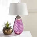 Elstead - LED stona lampa LENA 1xE27/40W/230V + 1xGU10/7W 74 cm ružičasta/bela