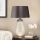 Elstead - LED Stona lampa LENA 1xE27/40W/230V + 1xGU10/7W 74 cm sivo