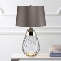 Elstead - LED stona lampa LENA 1xE27/60W/230V + 1xGU10/7W 60,5 cm siva