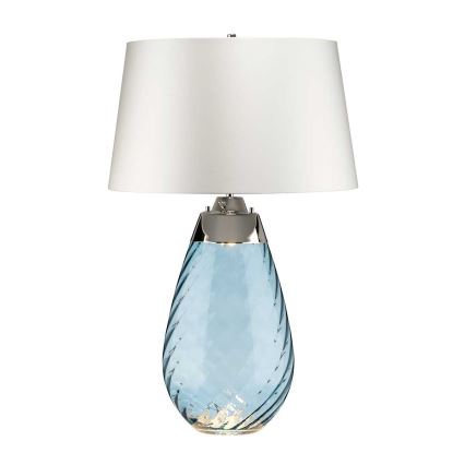Elstead - LED Stona lampa LENA 1xE27/40W/230V + 1xGU10/7W 74 cm plava/bela