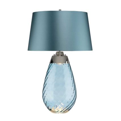 Elstead - Stona lampa LENA 1xE27/60W/230V plava