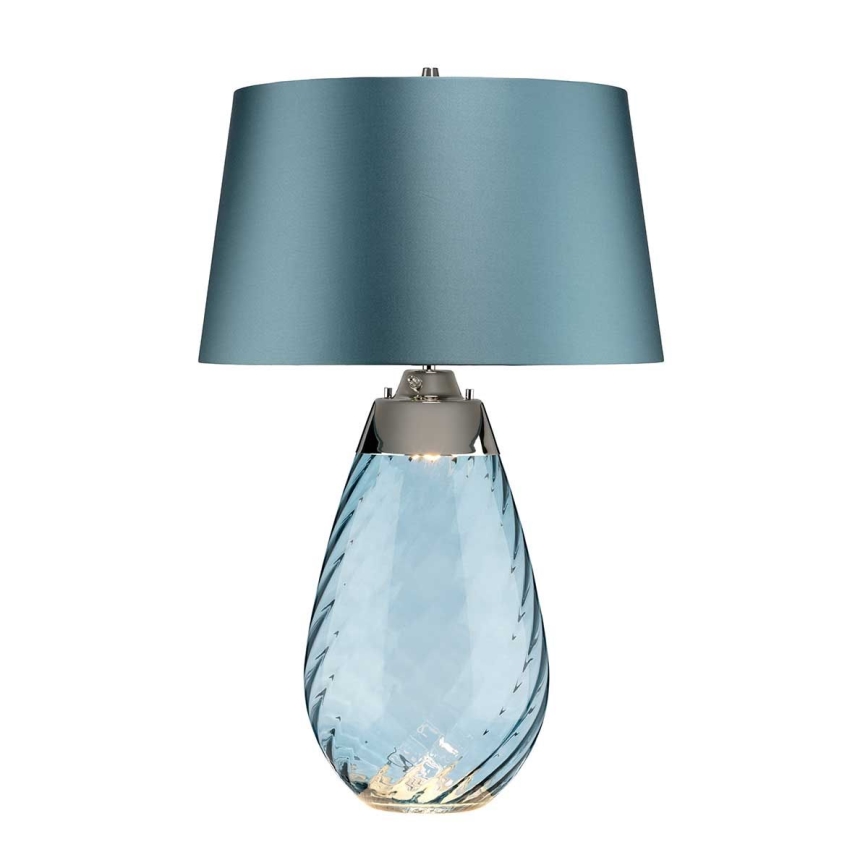 Elstead - Stona lampa LENA 1xE27/60W/230V plava