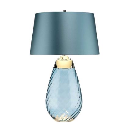 Elstead - Stona lampa LENA 1xE27/60W/230V plava