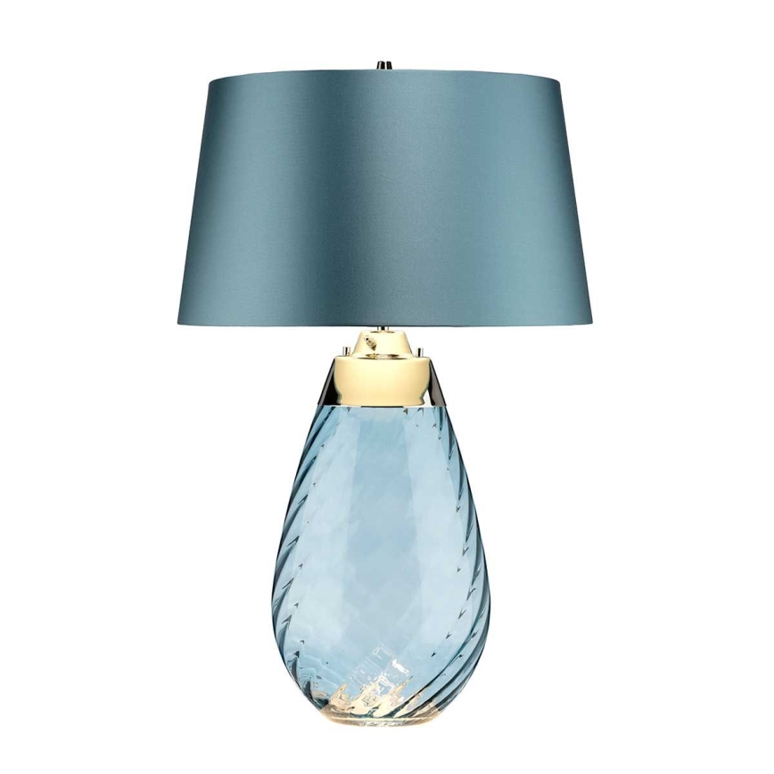 Elstead - Stona lampa LENA 1xE27/60W/230V plava