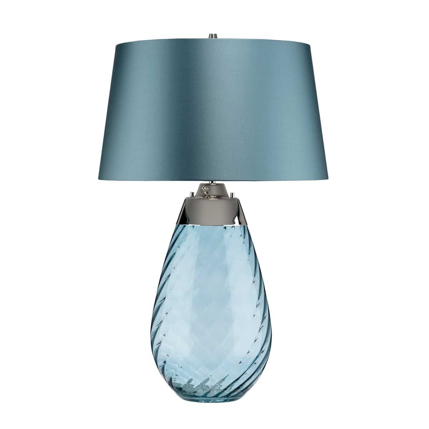 Elstead - Stona lampa LENA 1xE27/60W/230V plava