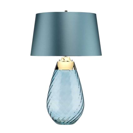 Elstead - Stona lampa LENA 1xE27/60W/230V plava
