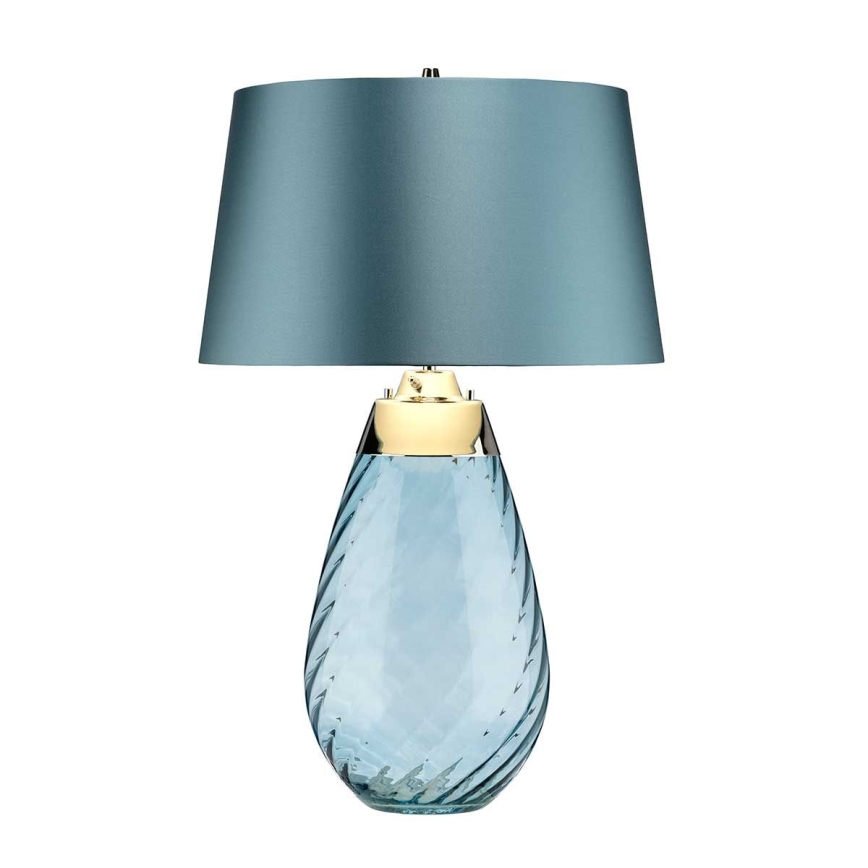 Elstead - Stona lampa LENA 1xE27/60W/230V plava