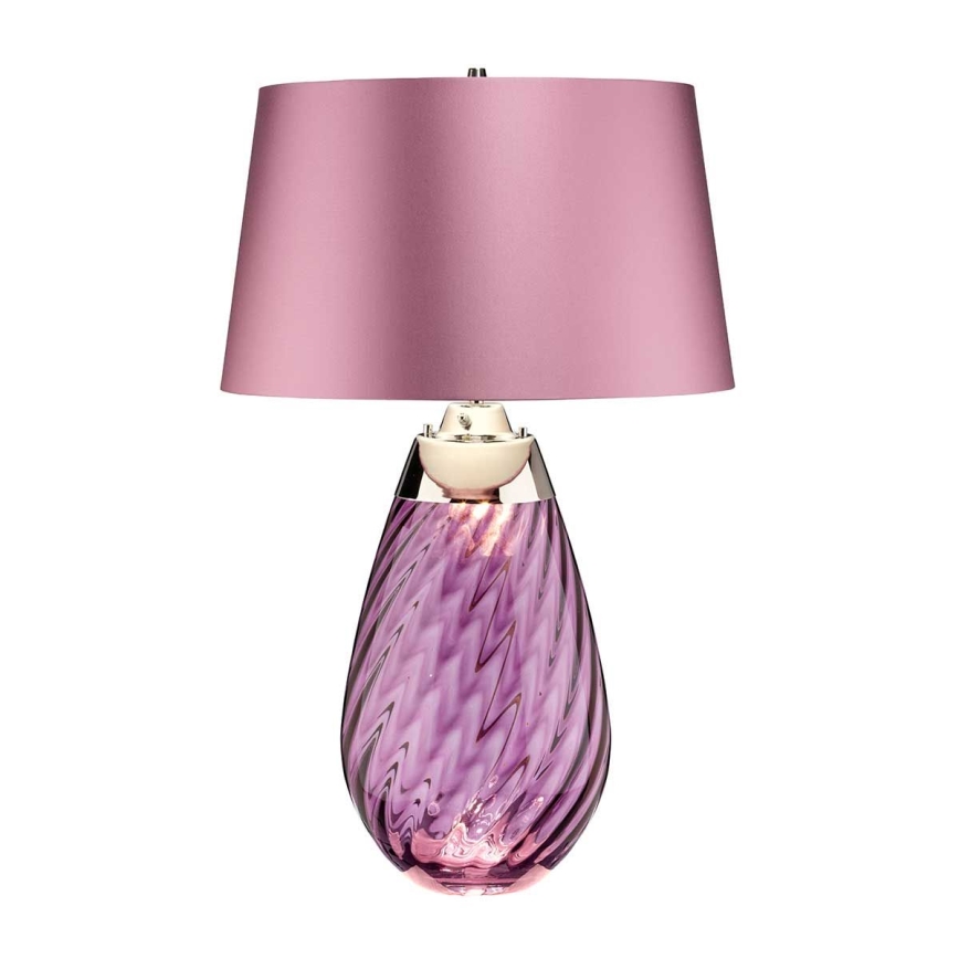 Elstead - LED Stona lampa LENA 1xE27/40W/230V + 1xGU10/7W 74 cm roze
