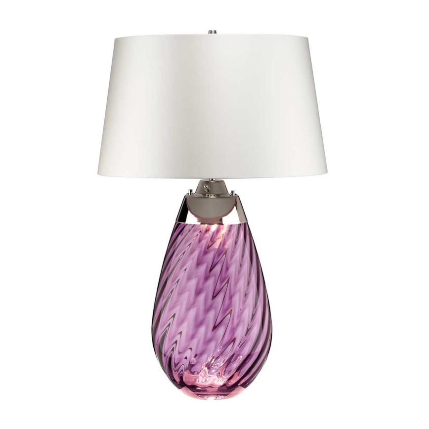 Elstead - LED Stona lampa LENA 1xE27/40W/230V + 1xGU10/7W 74 cm roze/bela