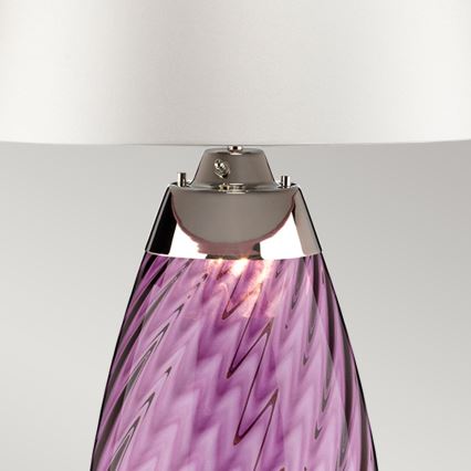 Elstead - LED Stona lampa LENA 1xE27/40W/230V + 1xGU10/7W 74 cm roze/bela