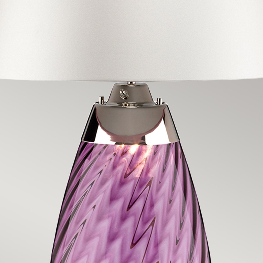 Elstead - LED Stona lampa LENA 1xE27/40W/230V + 1xGU10/7W 74 cm roze/bela