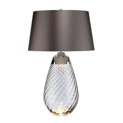 Elstead - LED Stona lampa LENA 1xE27/40W/230V + 1xGU10/7W 74 cm sivo