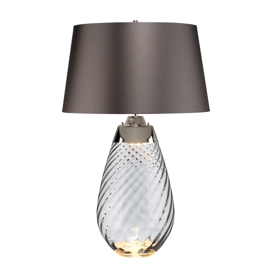 Elstead - LED Stona lampa LENA 1xE27/40W/230V + 1xGU10/7W 74 cm sivo