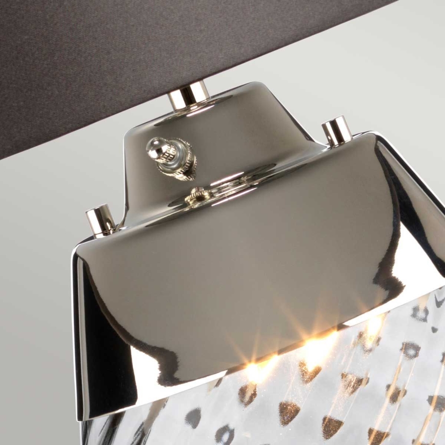 Elstead - LED Stona lampa LENA 1xE27/40W/230V + 1xGU10/7W 74 cm sivo