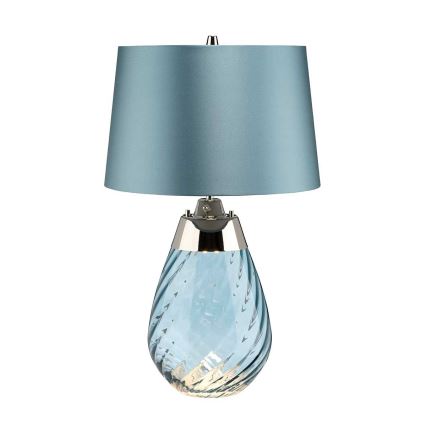 Elstead - LED Stona lampa LENA 1xE27/60W/230V + 1xGU10/7W 60,5 cm plava