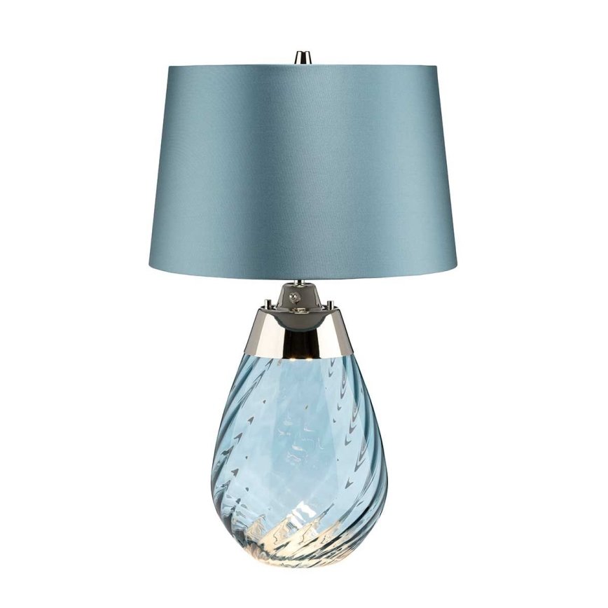 Elstead - LED Stona lampa LENA 1xE27/60W/230V + 1xGU10/7W 60,5 cm plava