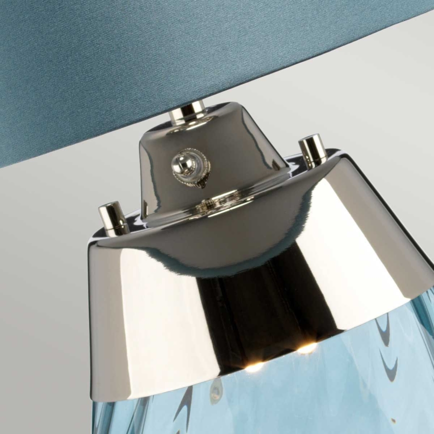 Elstead - LED Stona lampa LENA 1xE27/60W/230V + 1xGU10/7W 60,5 cm plava