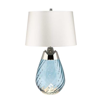 Elstead - LED Stona lampa LENA 1xE27/60W/230V + 1xGU10/7W 60,5cm plava/bela