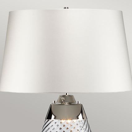 Elstead - LED Stona lampa LENA 1xE27/60W/230V + 1xGU10/7W 60,5cm plava/bela