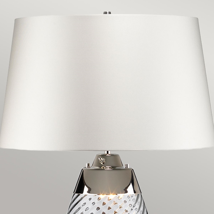 Elstead - LED Stona lampa LENA 1xE27/60W/230V + 1xGU10/7W 60,5cm plava/bela