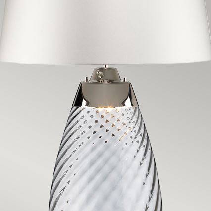 Elstead - LED Stona lampa LENA 1xE27/60W/230V + 1xGU10/7W 60,5cm plava/bela