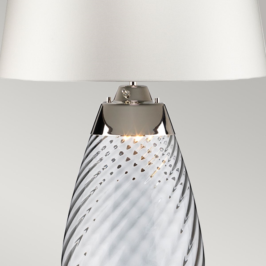Elstead - LED Stona lampa LENA 1xE27/60W/230V + 1xGU10/7W 60,5cm plava/bela