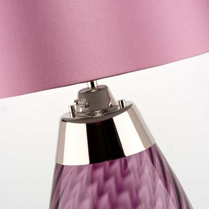 Elstead - LED Stona lampa LENA 1xE27/60W/230V + 1xGU10/7W 60,5 cm roze